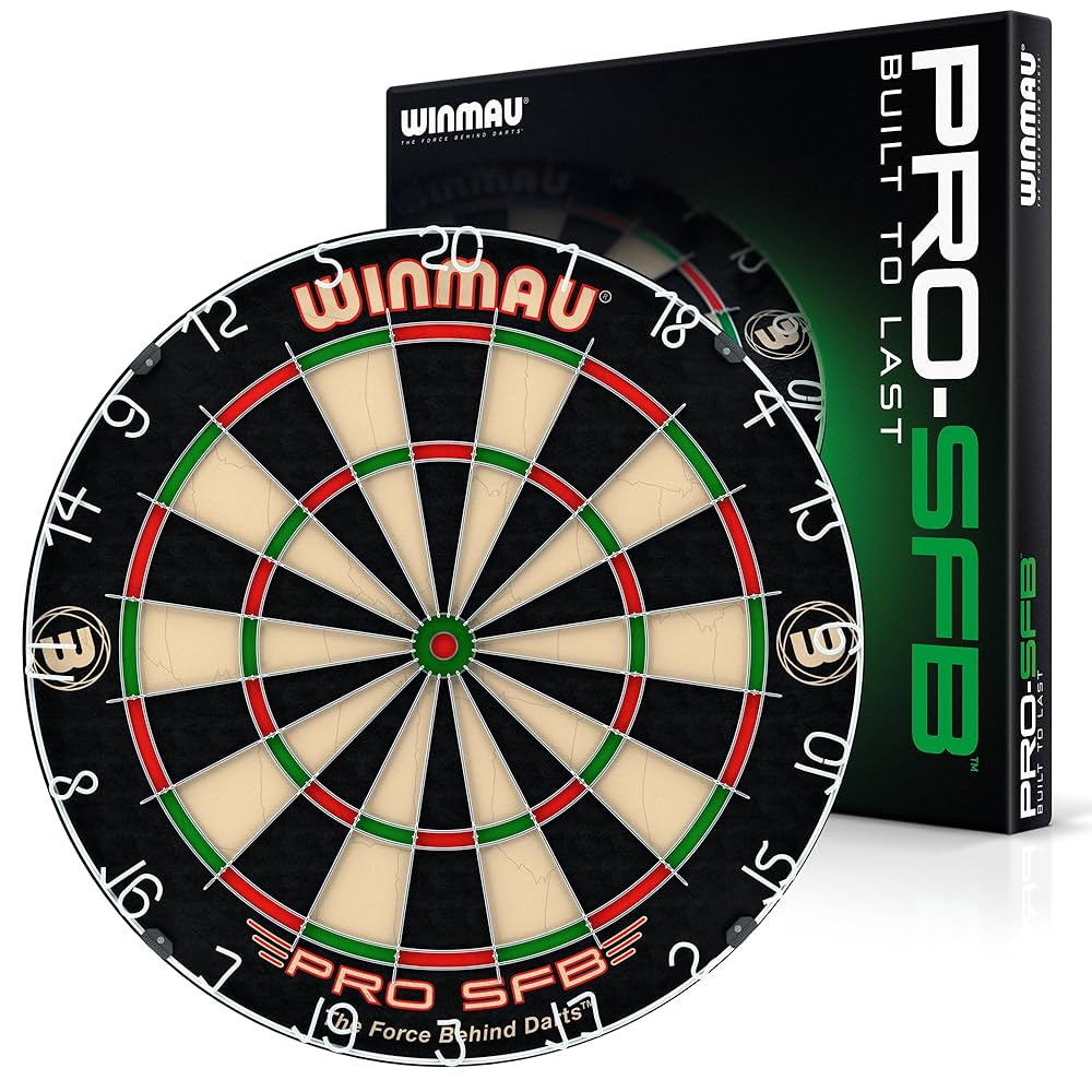 WINMAU PRO SFB ハードダーツボード Amazon.co.jp: Winmau Pro SFB Bristle Dartboard : ホビー
